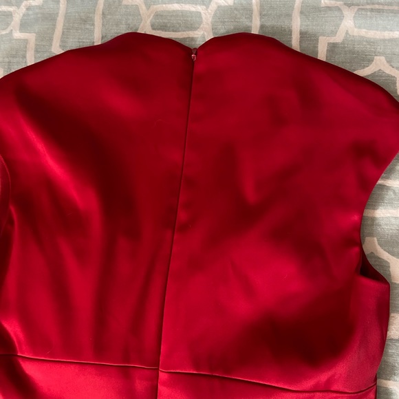 2/$10 Red Banded Sheath Dress Christmas Holiday - Picture 2 of 5